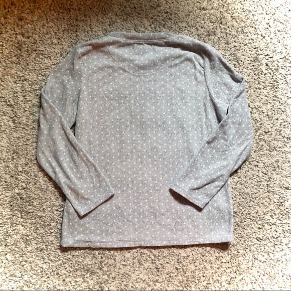 Grey & White Polka Dot Heart Winter Pajama Set - Picture 6 of 10